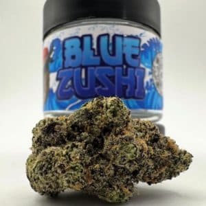 Blue Zushi Cannabis by Cannatique — rare premium blue exotic cannabis worldwide delivery