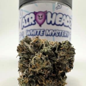 White Mystery Airheadz by Cannatique — pure white mystery exotic cannabis worldwide delivery