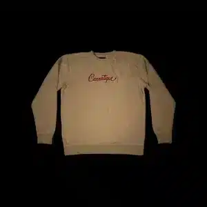 Cream Cannatique Embroidered Pullover by Cannatique Official
