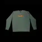 green cannatique embroidered pullover official premium signature crewneck worldwide shipping