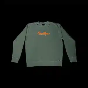 Green Cannatique Embroidered Pullover by Cannatique Official