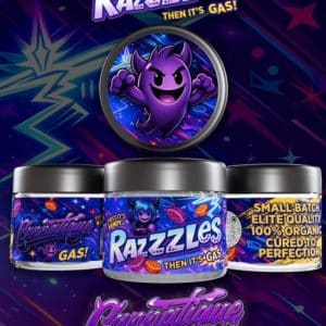 New Razzzles Gas by Cannatique — triple-Z pungent gas exotic cannabis worldwide delivery