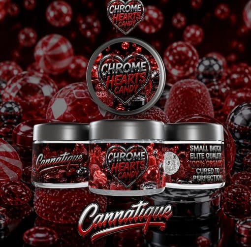 Chrome Hearts Candy By Cannatique dark luxury candy cannabis flower
