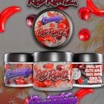 Premium Red Runtz By Cannatique red-hued Runtz cannabis flower